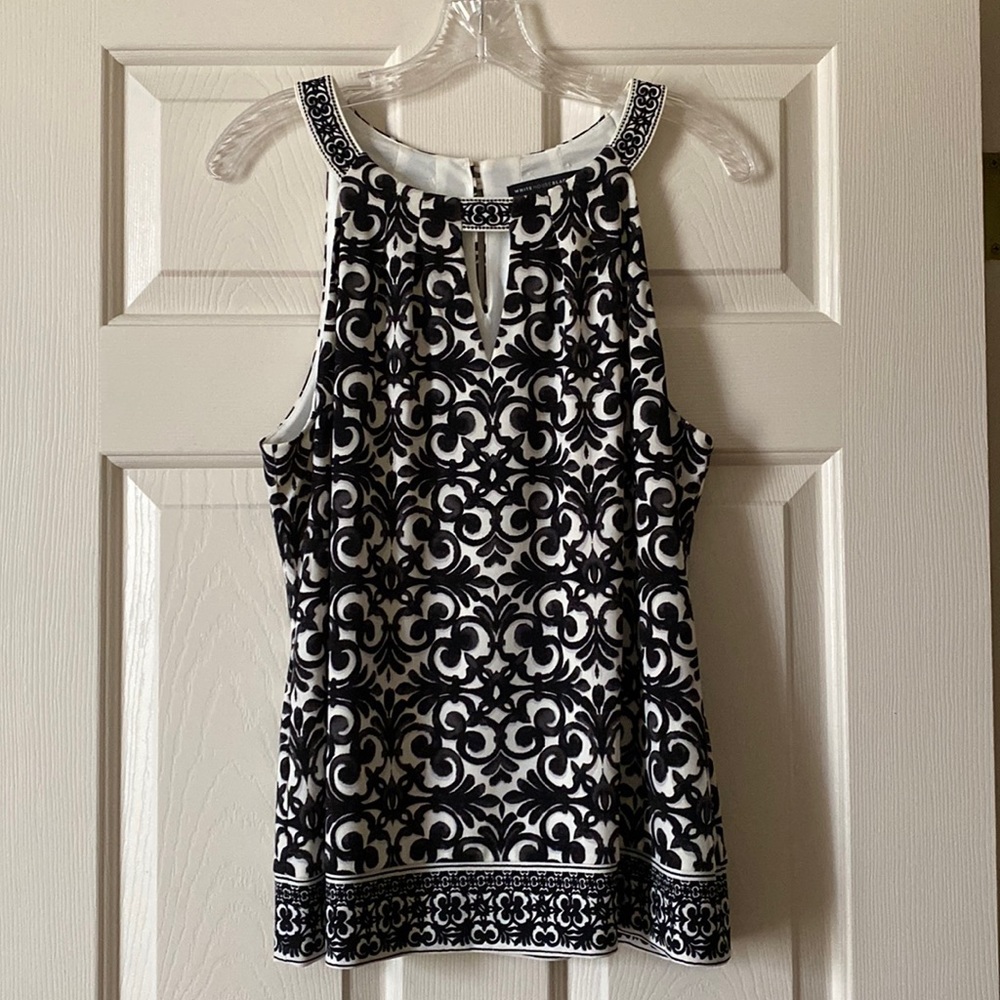 Clear out sale! WHBM Black & White Halter Top